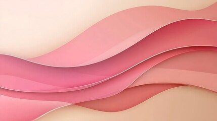 Abstract Pink Wave Design Background Art