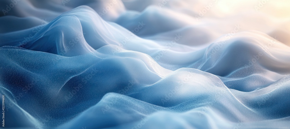 Poster soft pastel blue abstract background with smooth texture and vignette effect for vintage and modern 