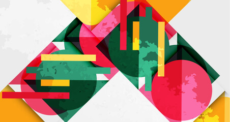 Grainy texture geometric abstract background. Vector Illustration For Wallpaper, Banner, Background, Card, Book Illustration, landing page