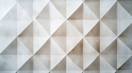 Abstract Geometric Pattern of Raised Triangles on Textured Surface