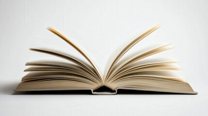 open book page visible, highlighting the significance of publication and the pleasure of reading in a straightforward manner