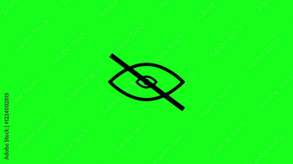 Aufkleber sensitive content animation with blurred video and clicking cursor to see the video.