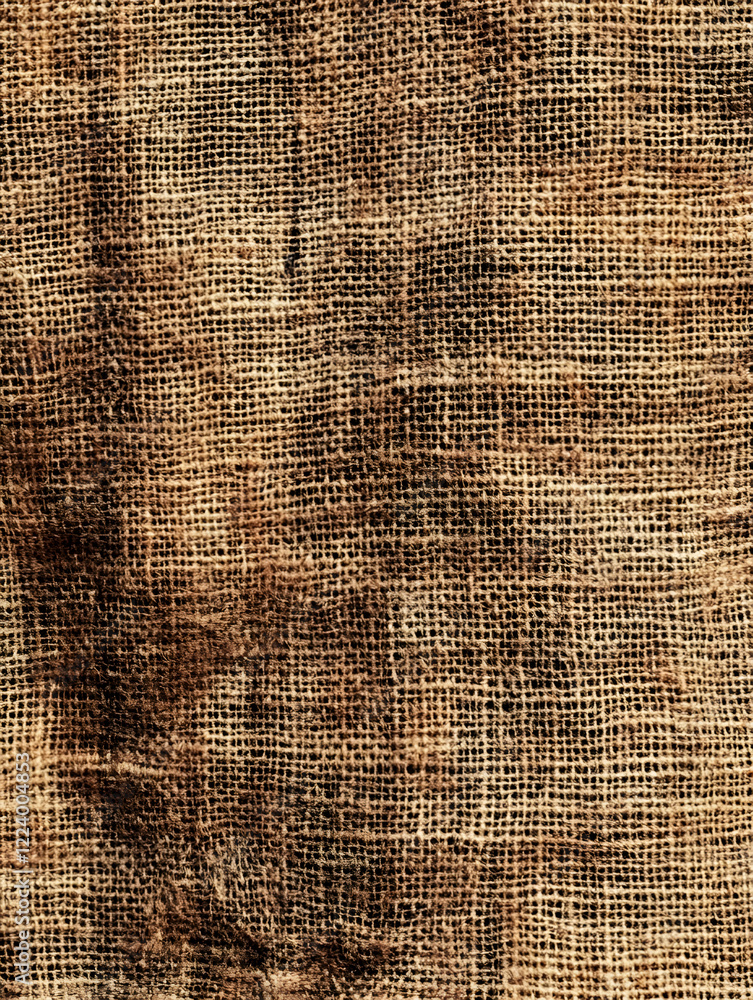 Poster rustic burlap fabric texture with natural earthy appearance : generative ai
