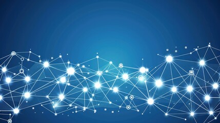 Abstract Network Connections: Global Digital Interconnectivity