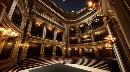Obraz premium Grand Theater Interior