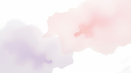 Obraz premium Abstract watercolor painting, featuring delicate washes of soft lavender, rose, and ivory, exhibiting a serene and ethereal mood, with soft edges and a painterly feel.jpg