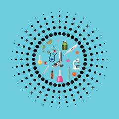 Hospital and Healthcare Elements Vector