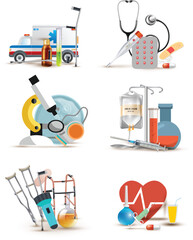 Doctor Elements Vector Set