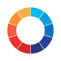 Obraz premium Color Wheel | Interactive Color Theory Tool | Attractive color wheel