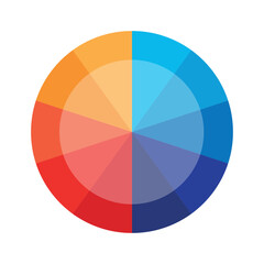 Obraz premium Color Wheel | Interactive Color Theory Tool | Attractive color wheel