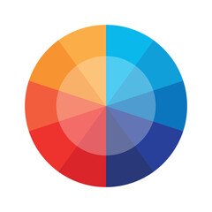 Obraz premium Color Wheel | Interactive Color Theory Tool | Attractive color wheel