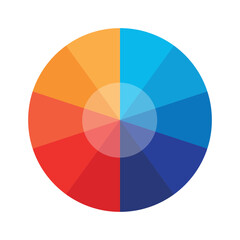 Obraz premium Color Wheel | Interactive Color Theory Tool | Attractive color wheel