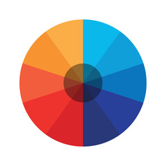 Obraz premium Color Wheel | Interactive Color Theory Tool | Attractive color wheel