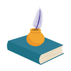 Incense and holy book
