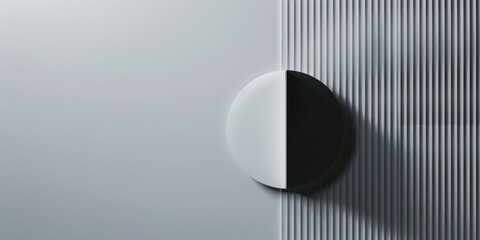 A digital minimalist design on a sleek silver background, Digital elements and minimalist tech aesthetics, Digital minimalist style