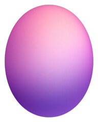 Fototapeta premium PNG Abstract blurred gradient illustration oval shape purple violet pink.