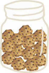 Watercolor Eid Cookies Illsutration