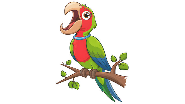 parrot on a branch