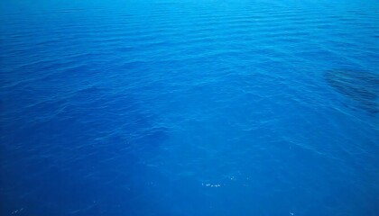 Vibrant Blue Ocean Water Texture Deep Sea Surface Background Tranquil Summer Seascape