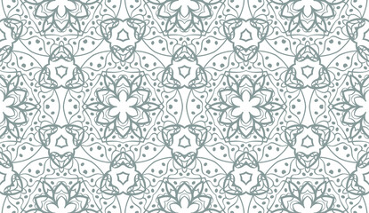 Abstract Vector seamless pattern with abstract geometric style. Repeating sample figure and line. For modern interiors design, wallpaper, textile industry