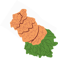 gorengan Indonesian food Illustration