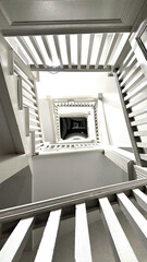 Infinite Ascent: A Geometric Stairwell Perspective