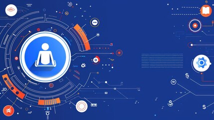 Obraz premium Digital Transformation: User-Centric Technology Solutions