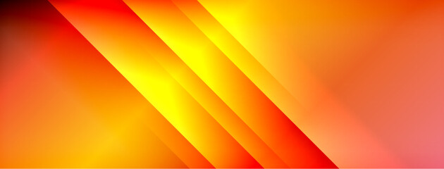Colorful gradient with lines made of shadow and light. Creative background