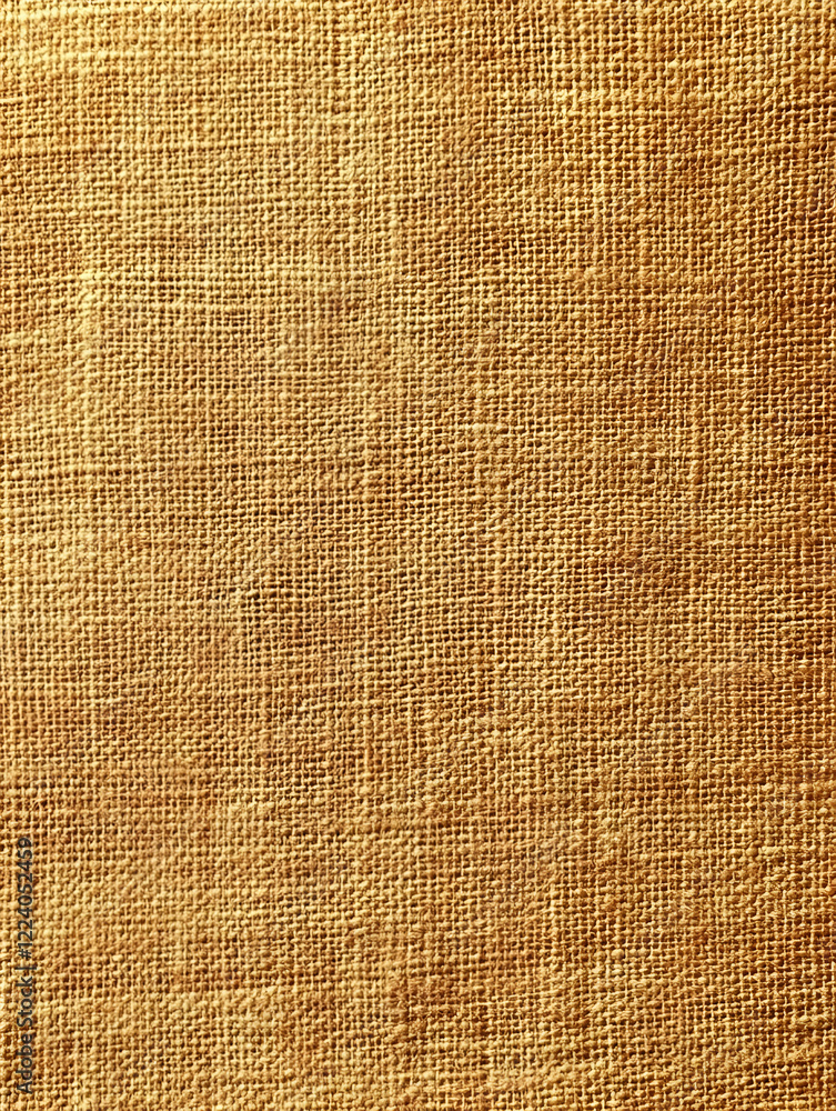 Poster Rustic Burlap Texture with Natural Fibers Ideal for Background or Craft Projects : Generative AI