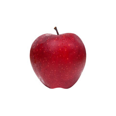 red apple isolated on white png