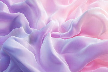 Obraz premium Soft, flowing fabric texture in pastel colors, creating a dreamy and serene atmosphere