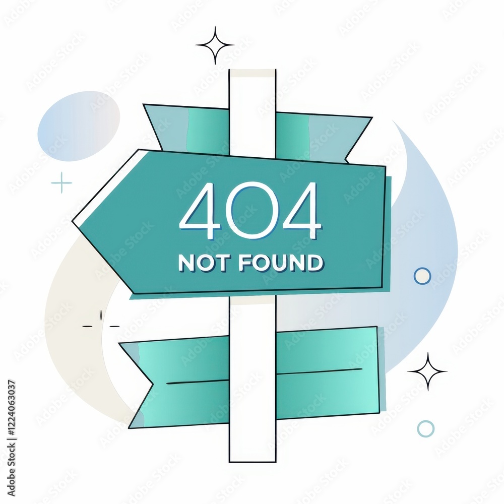 Poster a stylized sign illustrating a 