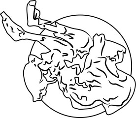 bebek goreng Nusantara Cuisine coloring page