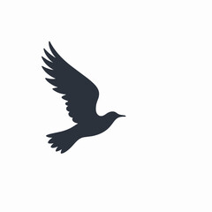 Obraz premium Rising Silhouette: A Minimalist Celebration of Flight
