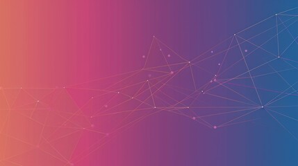 Abstract network connection, digital, gradient background, website design