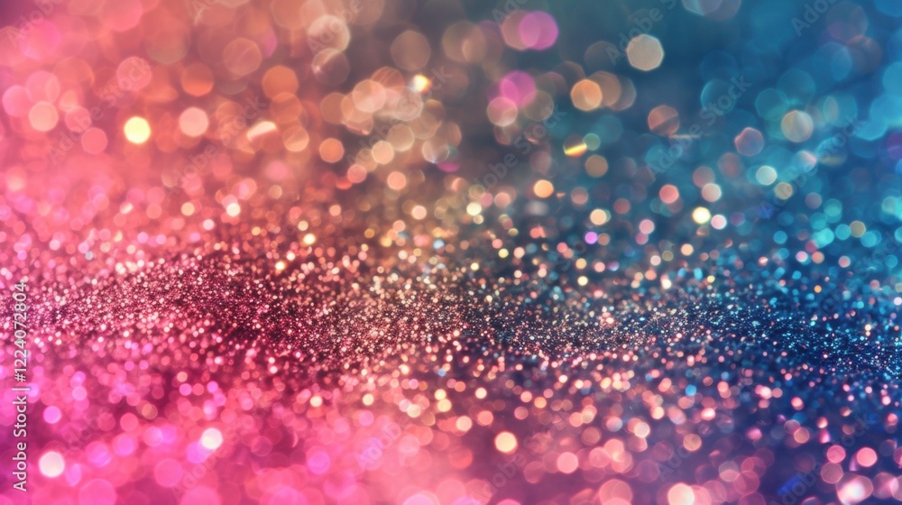 Aufkleber a dazzling display of multicolored glitter creates an enchanting and vibrant background, perfect for