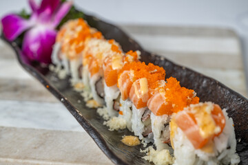 thai asian sushi food