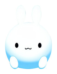 PNG Bunny animal mammal white.