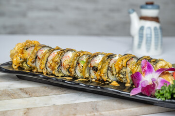 thai asian sushi food