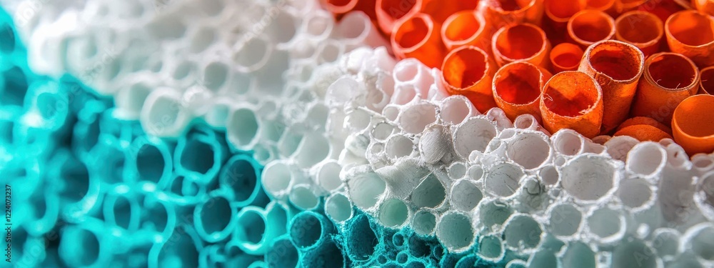 Poster colorful abstract structure representing vibrant colors and textures of india in close-up view for a