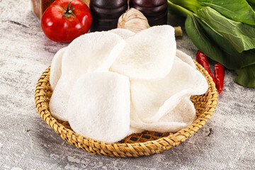 Viietnamese crab chips for snack