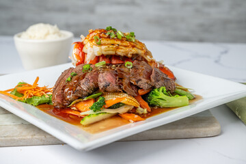 thai asian sushi food