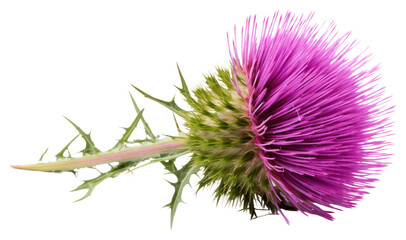 PNG Thistle flower plant
