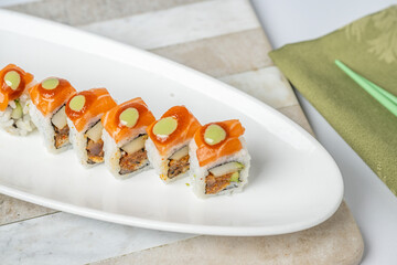 thai asian sushi food