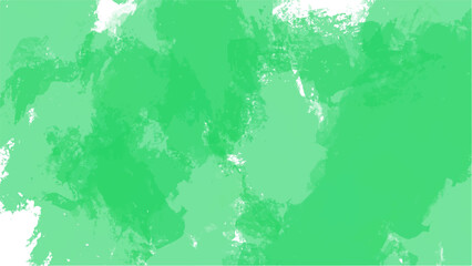 Abstract green watercolor background.Hand painted watercolor. vector