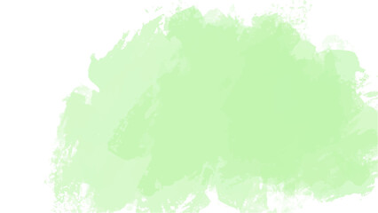 Abstract green watercolor background.Hand painted watercolor. vector