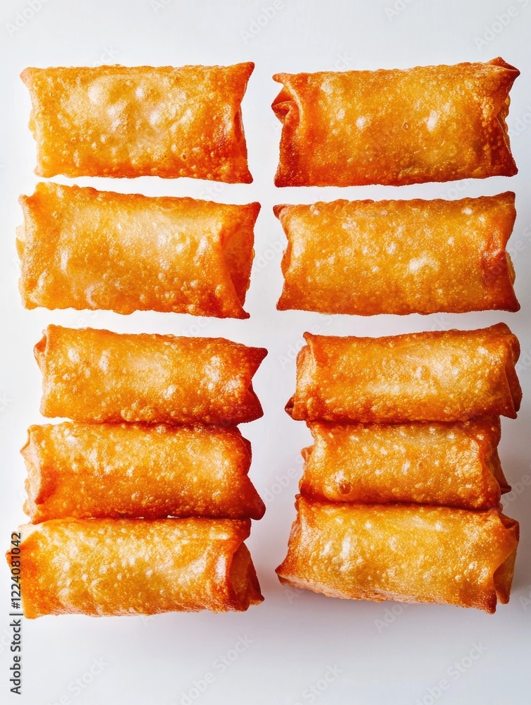 Aufkleber a row of golden fried doughnuts are arranged in a grid. the doughnuts are all the same size and shap