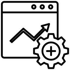 Optimization Outline Icon