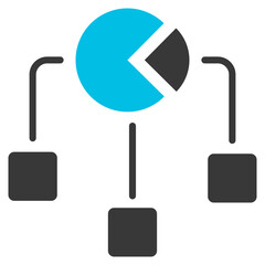 Allocation Glyph Blue Grey Icon