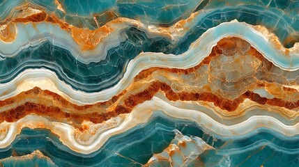 Obraz premium Abstract Onyx Stone Texture Showing Waves Of Color